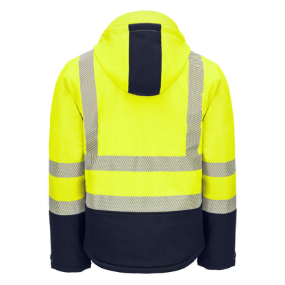 NITRAS MOTION TEX VIZ PLUS, vinter softshelljacka med hög synlighet