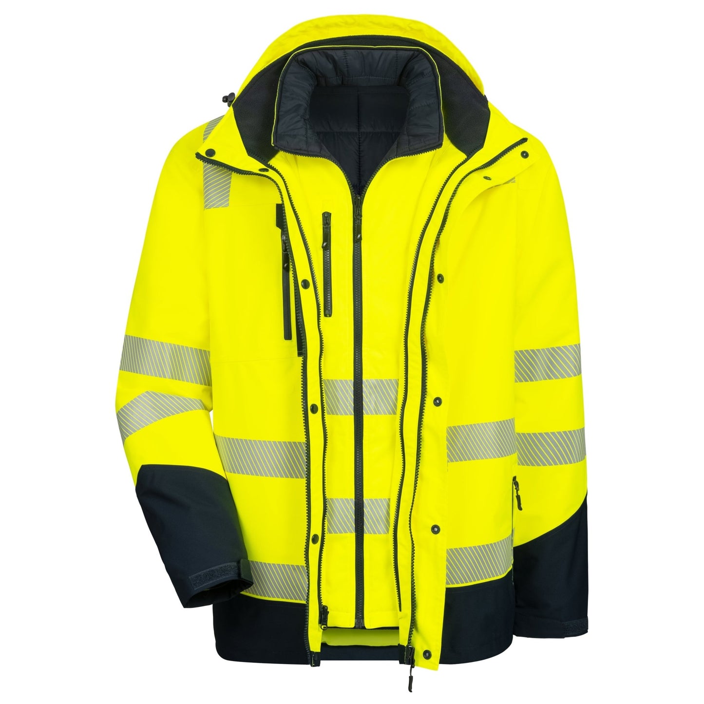 NITRAS MOTION TEX VIZ PLUS, multifunktionsjacka med hög synlighet