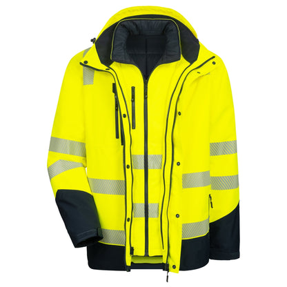 NITRAS MOTION TEX VIZ PLUS, multifunktionsjacka med hög synlighet