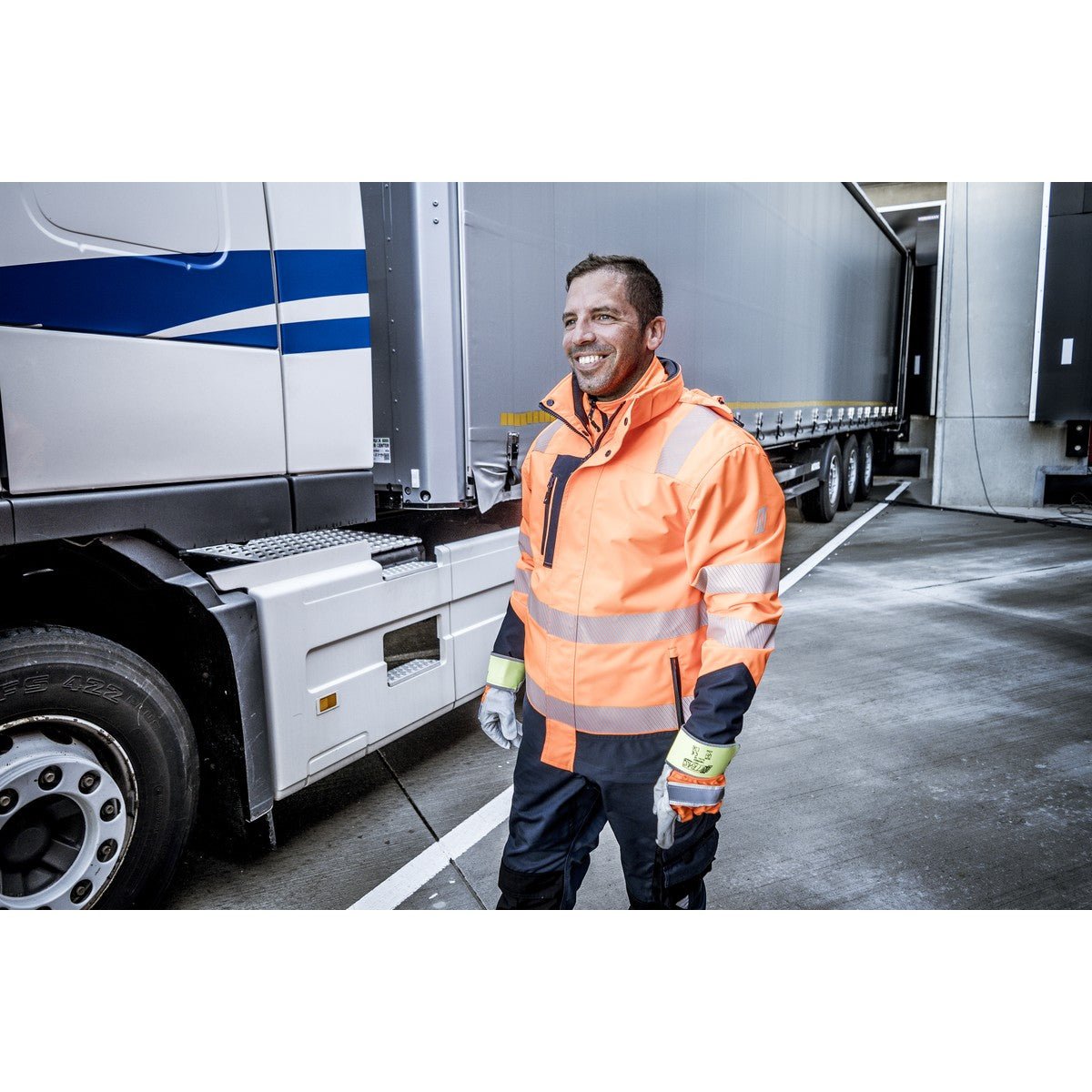 NITRAS MOTION TEX VIZ PLUS, multifunktionsjacka med hög synlighet
