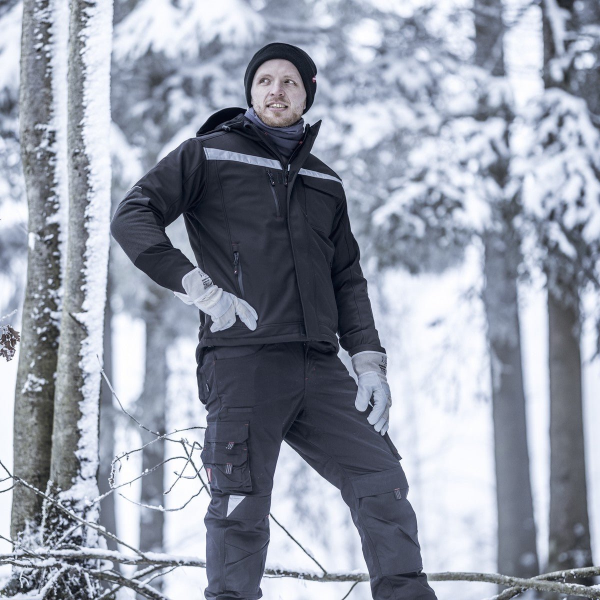 NITRAS MOTION TEX PLUS, vinterjacka, svart