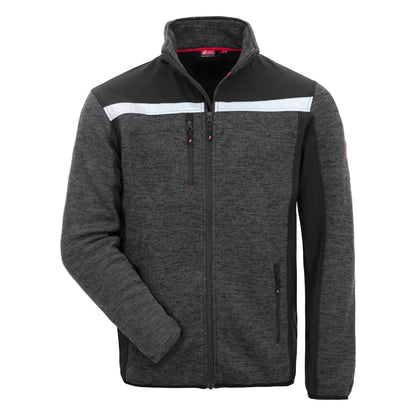NITRAS MOTION TEX PLUS, stickad softshelljacka, svart