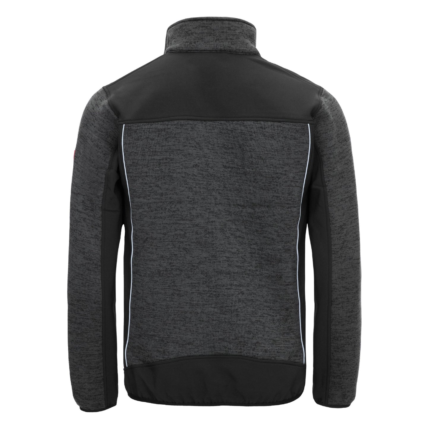 NITRAS MOTION TEX PLUS, stickad softshelljacka, svart