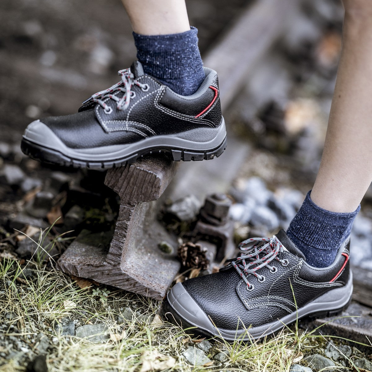 NITRAS STEP, S3 skyddsskor, svarta