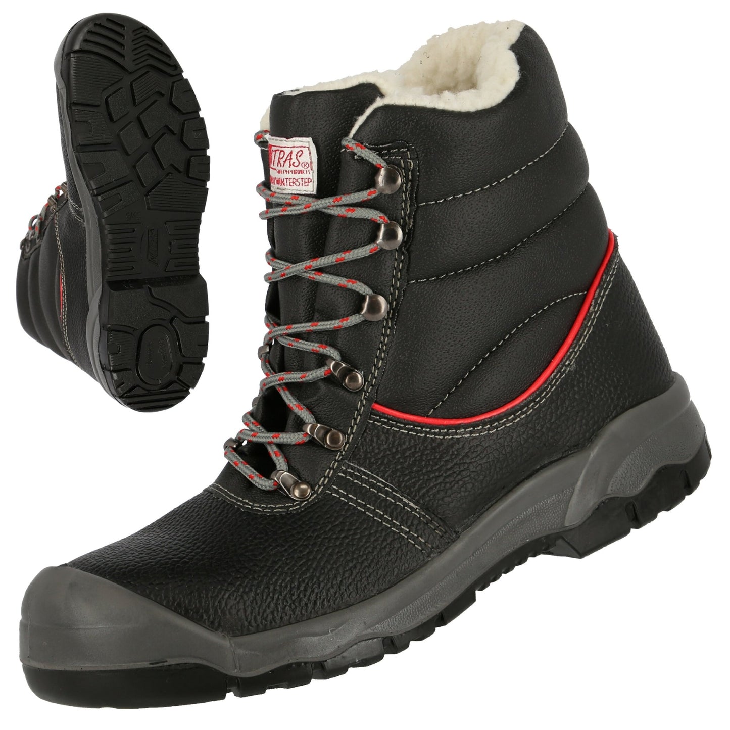 NITRAS STEP MID+ W, S3 skyddsvinterstövlar, mellanhöga, svarta