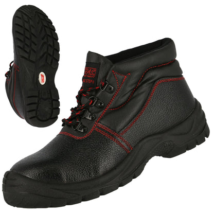 NITRAS BASIC STEP MID, S3 säkerhetsstövlar, mellanhöga, svarta