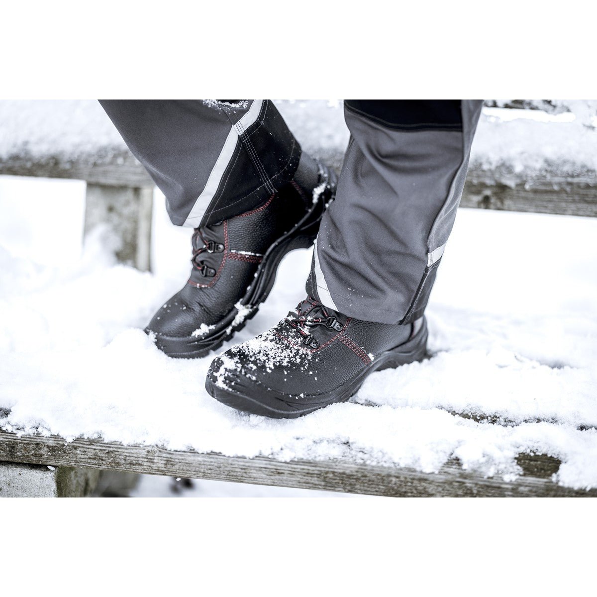 NITRAS BASIC STEP MID+ W, S3 CI säkerhetsvinterstövlar, mellanhöga, svarta