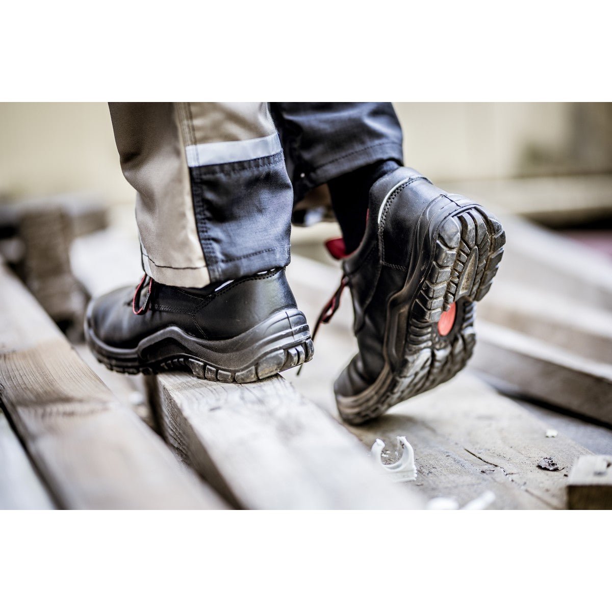 NITRAS POWER STEP, S3 HRO SRC skyddsskor, svarta