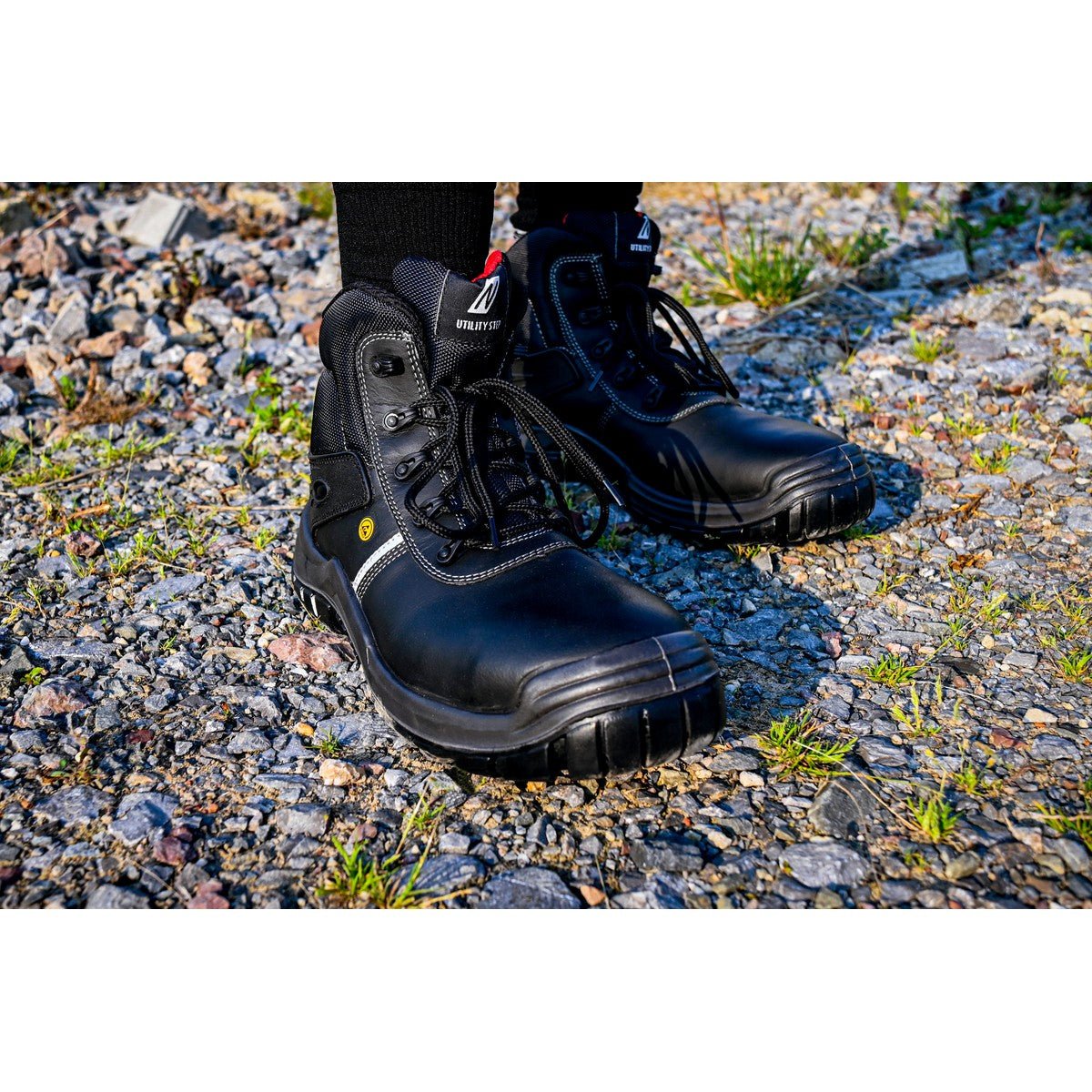 NITRAS UTILITY STEP MID, S3L CI FO SR skyddsstövlar, svarta