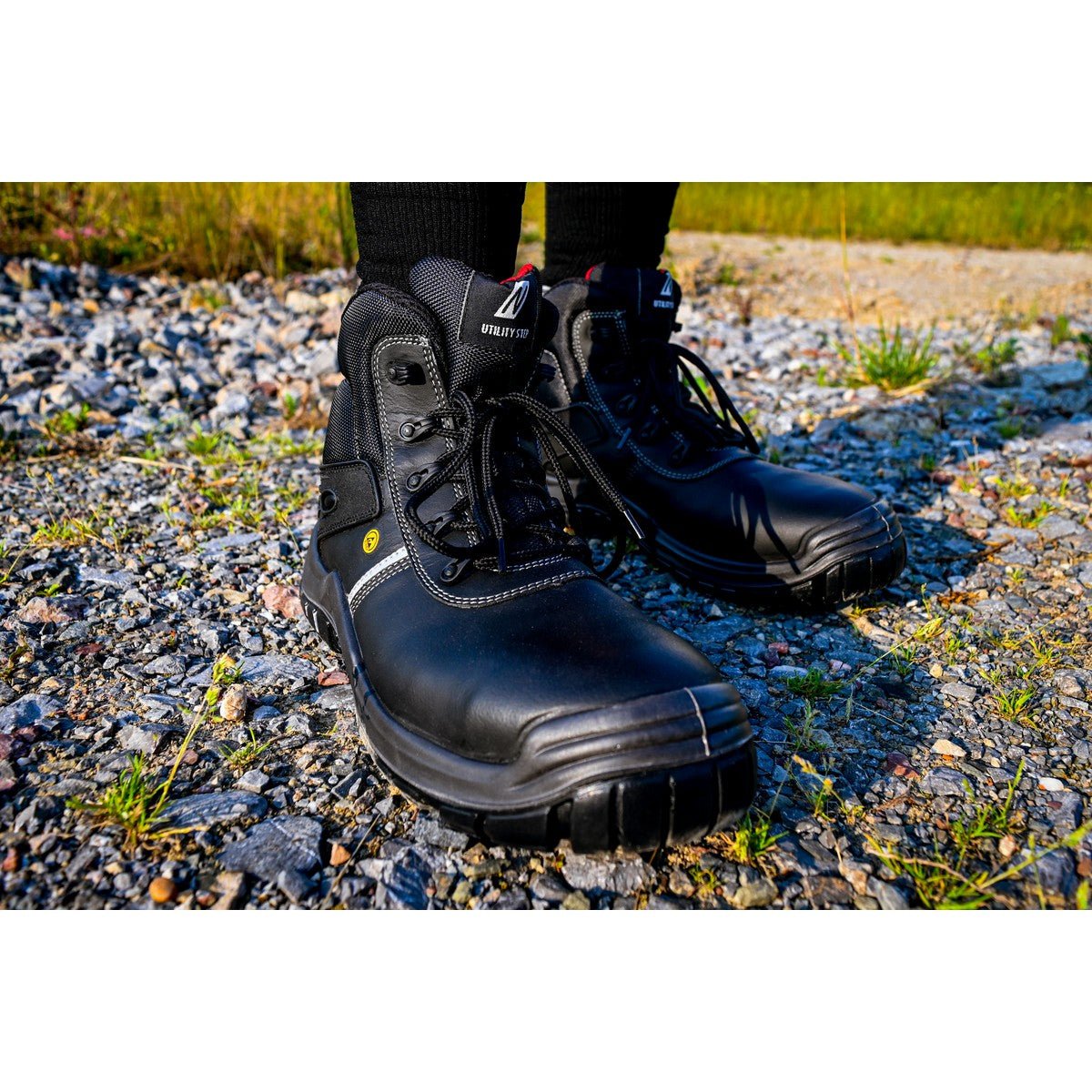 NITRAS UTILITY STEP MID, S3L CI FO SR skyddsstövlar, svarta