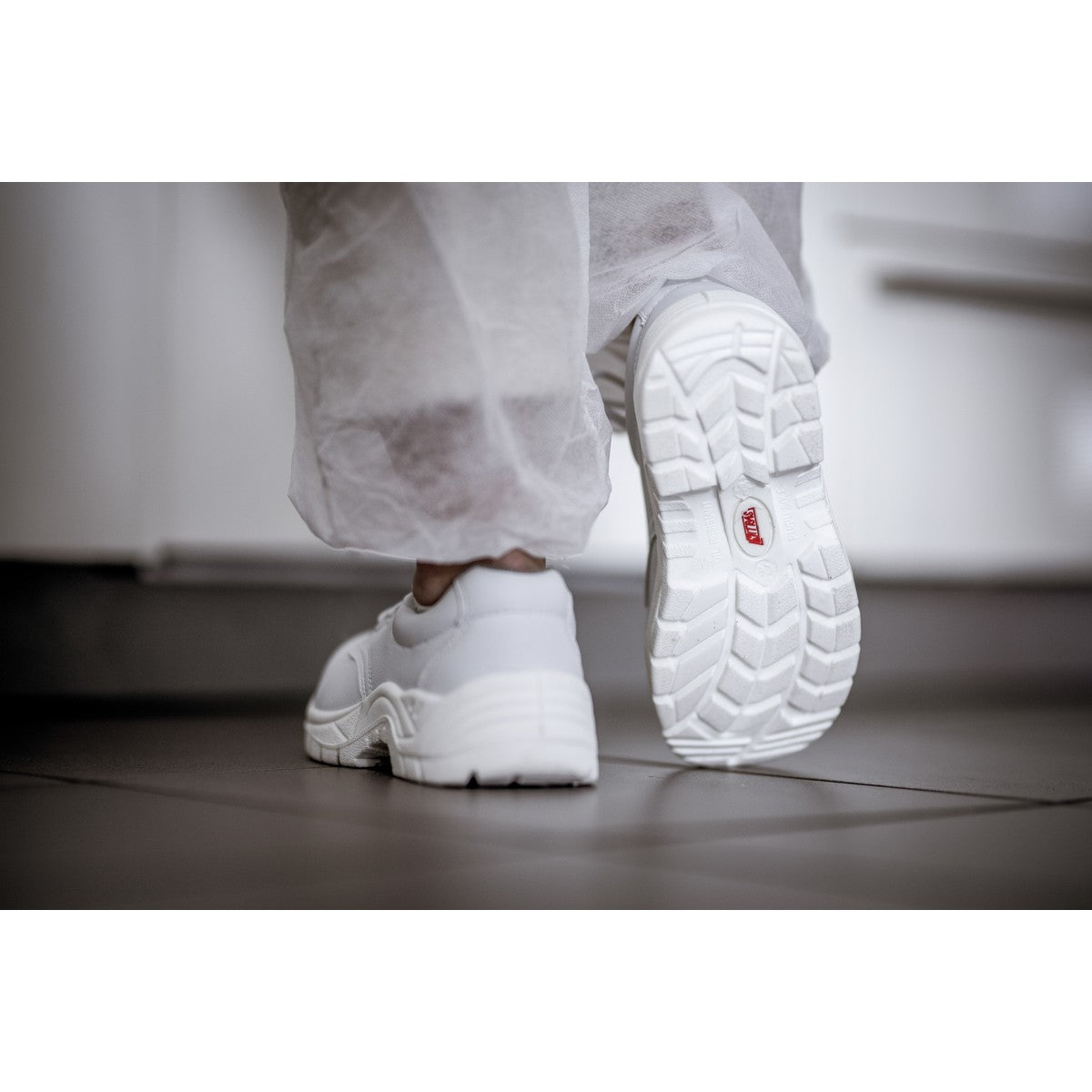 NITRAS CLEAN STEP, S2 skyddsskor, vit