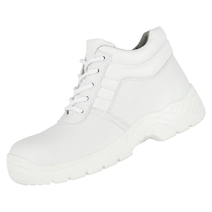 NITRAS CLEAN STEP MID, S2 säkerhetsstövlar, mellanhöga, vita