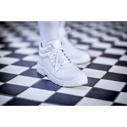 NITRAS CLEAN STEP MID, S2 säkerhetsstövlar, mellanhöga, vita