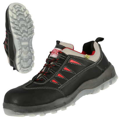 NITRAS SPORT STEP, S3 skyddsskor, svarta