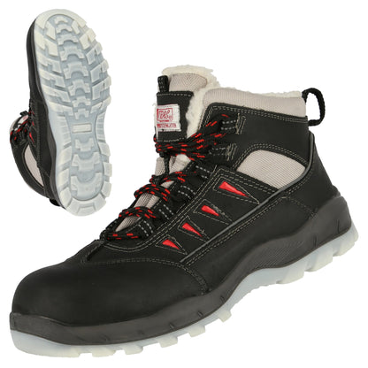 NITRAS SPORT STEP MID W, S3 CI skyddsvinterstövlar, mellanhöga, svarta