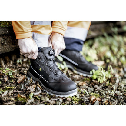 NITRAS SPORT STEP MID FIT, skyddsstövlar, mellanhöga, svarta