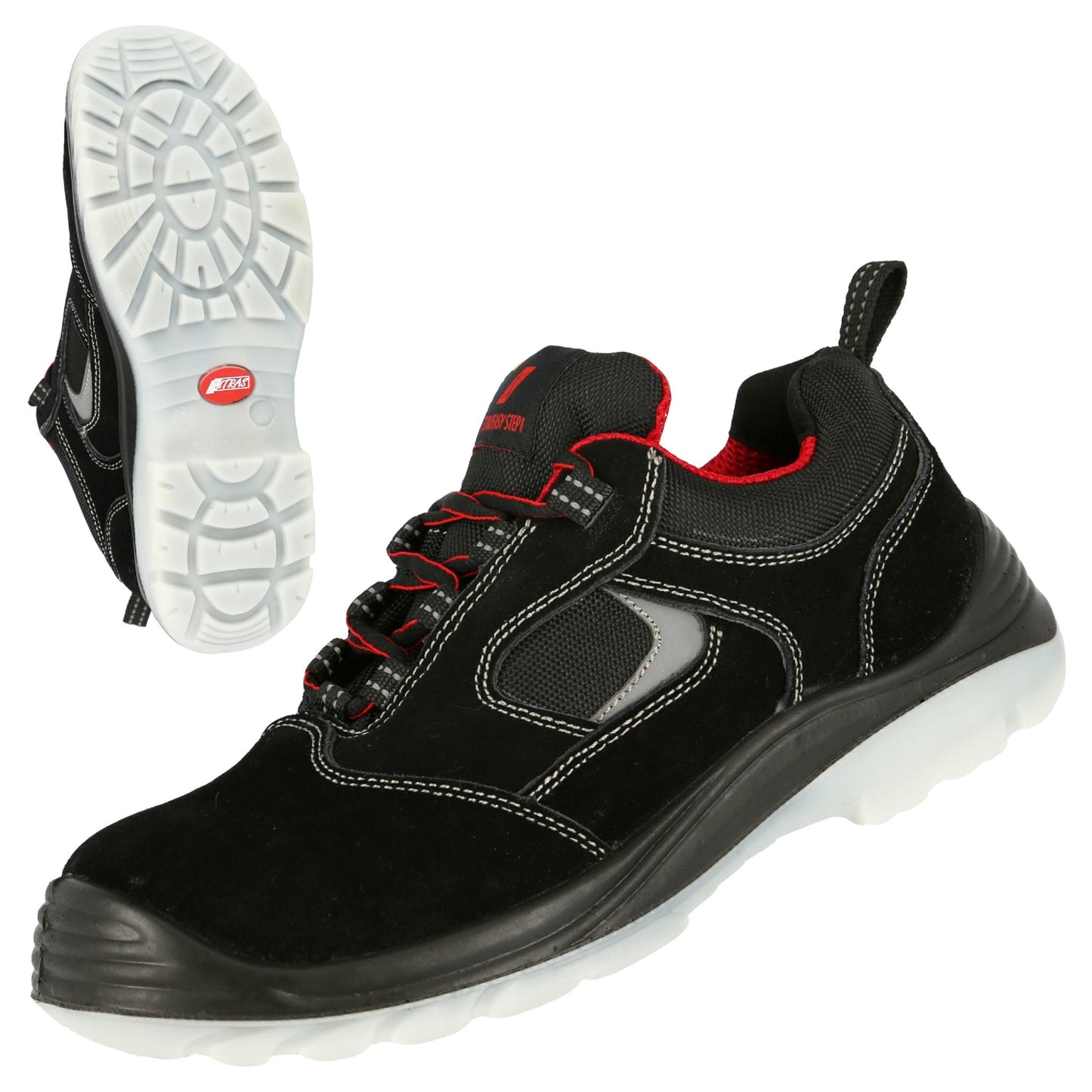 NITRAS EASY STEP, S1P skyddsskor, svarta
