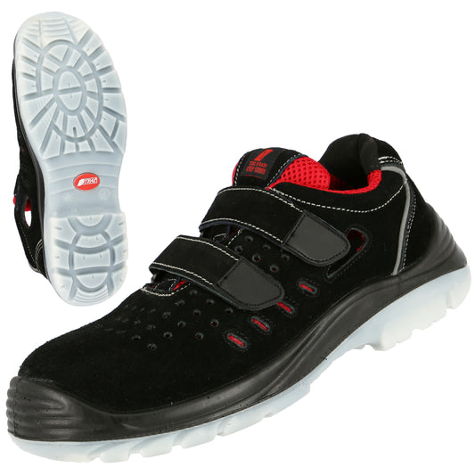 NITRAS EASY STEP SA, S1P säkerhetssandaler, svarta