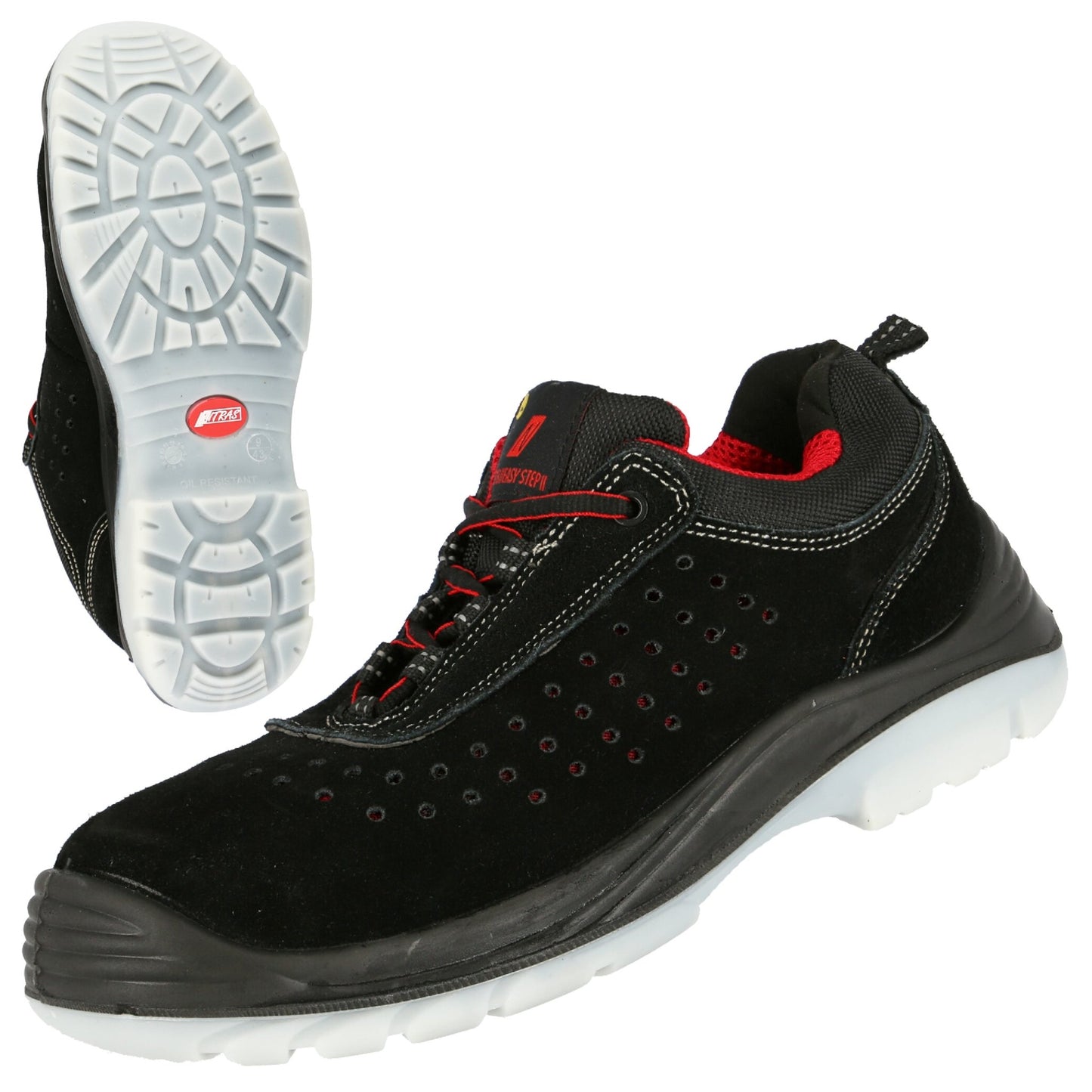 NITRAS EASY STEP P, S1P skyddsskor, svarta