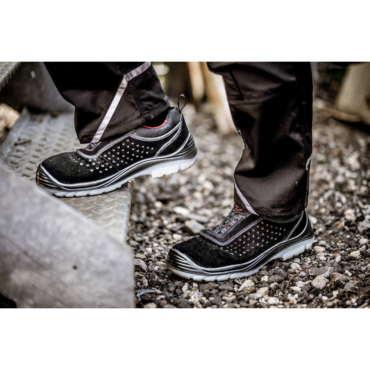 NITRAS EASY STEP P, S1P skyddsskor, svarta