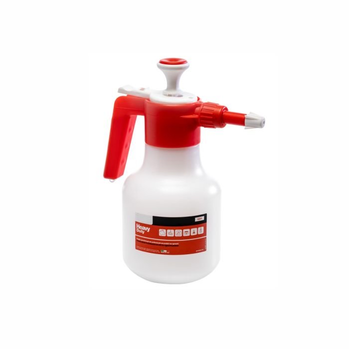 Arcora Arspray Delta-Tec 2 sprayflaska 1710 ml från Arcora International GmbH är en röd-vit plastflaska med mätmarkeringar och en pumptillsats - idealisk för rengöring. Neutral NBR, enskild förpackning.