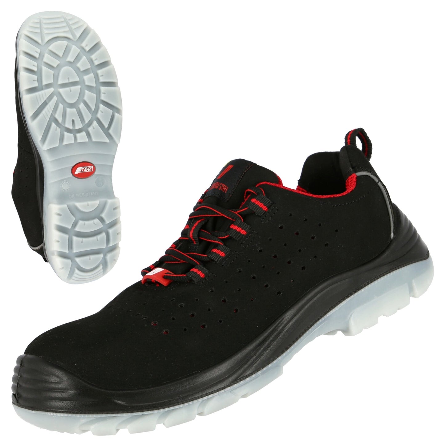 NITRAS MICRO STEP, S1P skyddsskor, svarta