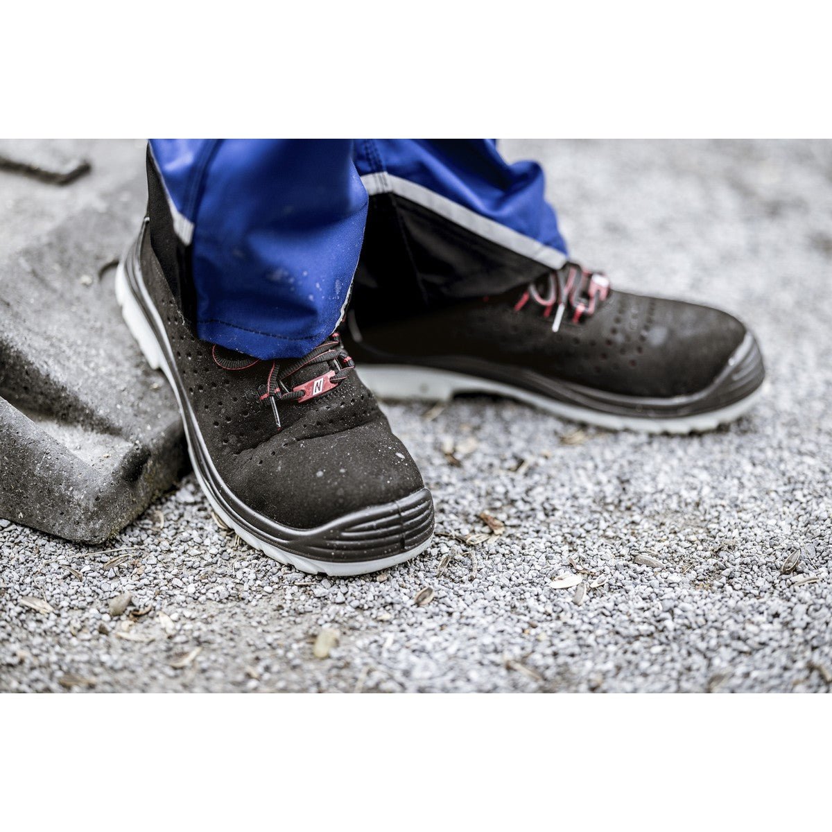 NITRAS MICRO STEP, S1P skyddsskor, svarta