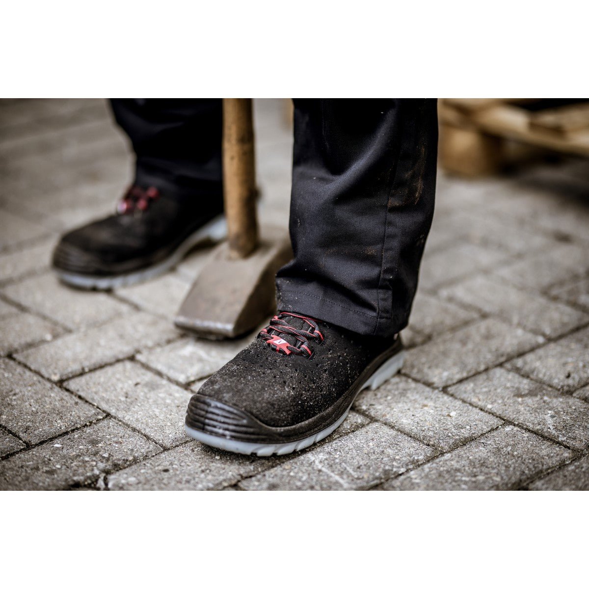 NITRAS MICRO STEP MID, S1 P säkerhetsstövlar, mellanhöga, svarta