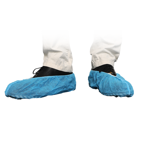 MaiMed-Cover ABS skoöverdrag engångsskoöverdrag av PP, blå, 50 st/förp. | Förpackning (50 stycken)