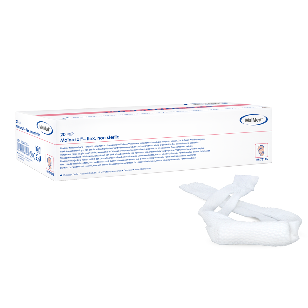 Mainasal-flex-icke-sterilt näsbandage | Box (20 stycken)
