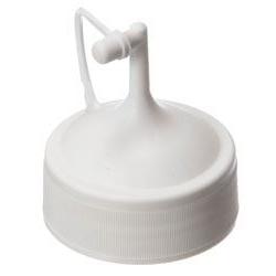 Locket, vinklat från Diversey Deutschland GmbH & Co. OHG är ett vitt lock för 0,5 L bruksflaskor, utrustat med en dragpip, ett dammskydd och ett strukturerat grepp för enkel vätskeutmatning på språng. Förpackning: 1 styck.