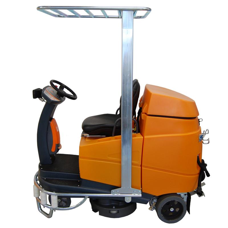 Ett skyddstak FOPS förarskyddstak från Diversey Deutschland GmbH & Co. OHG, för swingo 4000 & 5000, ger skydd mot fallande föremål och finns endast tillgängligt i kombination med chassibuffersatsen 7518423. Förpackningen innehåller ett stycke.