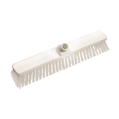 Diversey Deutschland GmbH & Co. OHG gårdsborste 400x60x50 mm med medelhårda, vita borst och centralt gänga är idealisk som rektangulär utomhusrengörare för rengöring av utomhusområden.