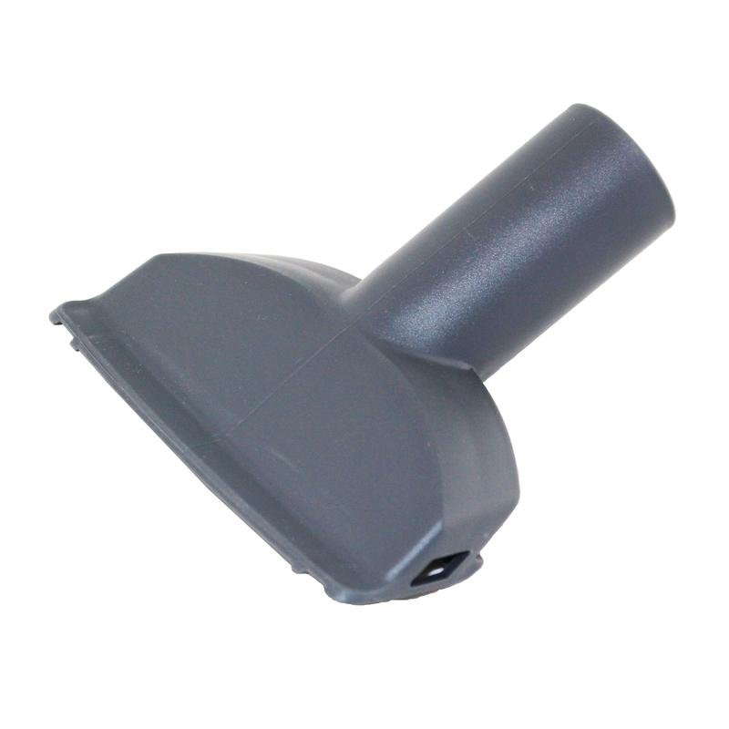 TASKI AERO klädselmunstycke 38mm från Diversey Deutschland GmbH & Co. OHG är ett grått dammsugarmunstycke av plast med ett brett, platt munstycke för effektiv rengöring av stoppade möbler. Passar TASKI AERO, förpackningen innehåller 1 styck.