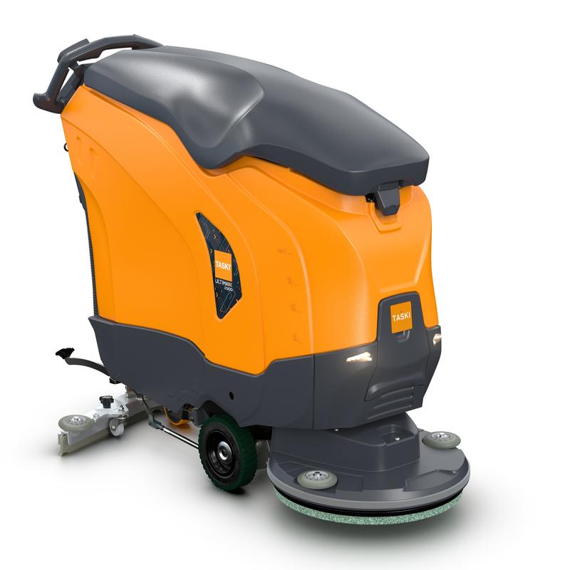 TASKI ULTIMAXX 2900 SD50 Performance BMS 40A EBU från Diversey Deutschland GmbH & Co. OHG är en skurmaskin av nästa generation med hjuldrift, en 63L tank, 50cm enkel skiva och användarvänlig kontrollpanel.
