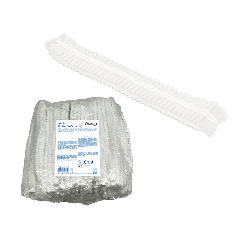 MaiMed-Cap K, clip cap av PP, 100 st/påse
