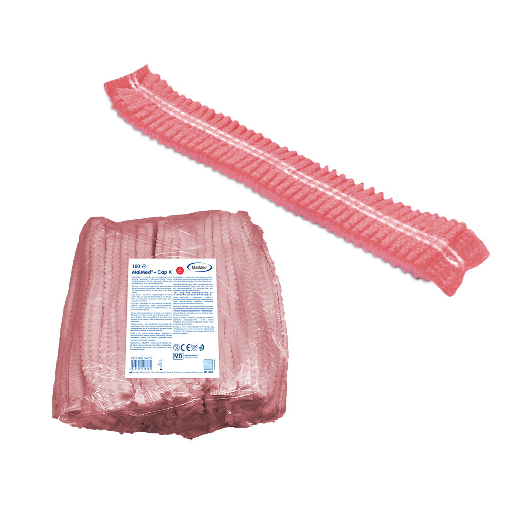 MaiMed-Cap K, clip cap av PP, 100 st/påse