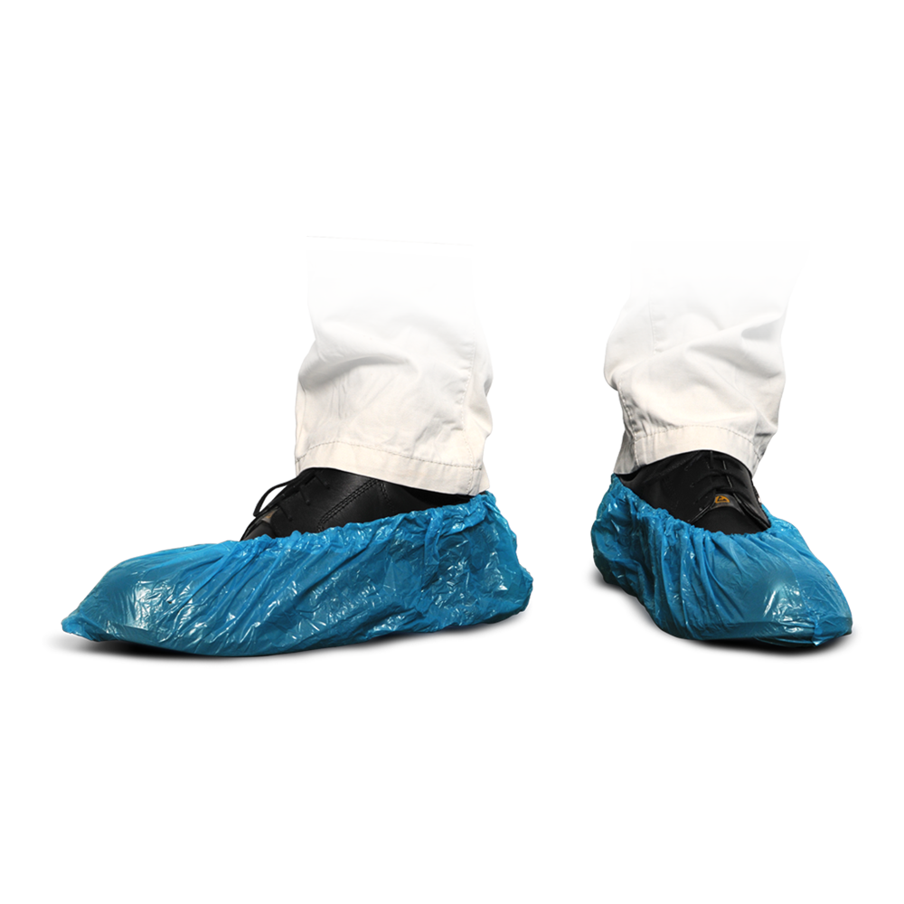 MaiMed-Cover PE skoöverdrag Engångsskoöverdrag av PE, blå, 100 st/förp. | Förpackning (100 stycken)