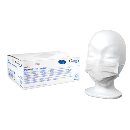 MaiMed-FM Comfort kirurgisk mask, icke-steril, 3-lagers, 50 st/kartong
