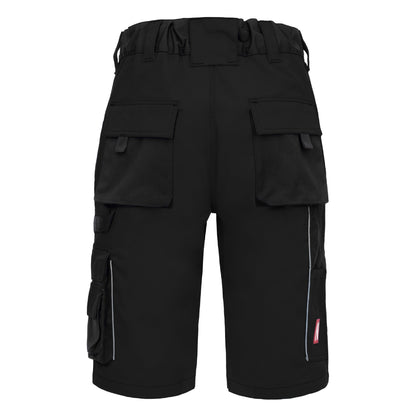 NITRAS MOTION TEX PLUS, arbetsbyxa, kort, svart