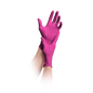 MaiMed-lösning 100 latexfria handskar, magenta, icke-sterila, puderfria