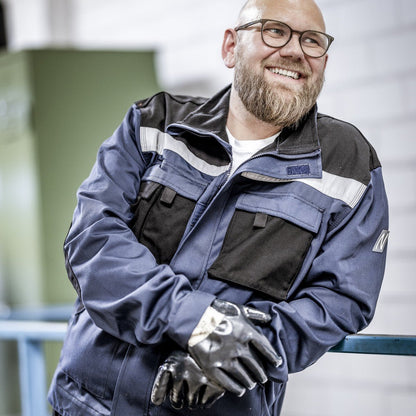 NITRAS MOTION TEX PLUS, arbetsjacka, marinblå/svart