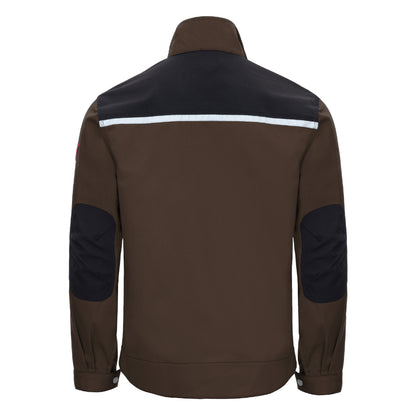 NITRAS MOTION TEX PLUS, arbetsjacka, brun/svart