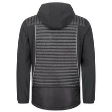 NITRAS MOTION TEX PLUS, quiltad softshelljacka, svart