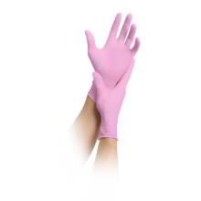 MaiMed-lösning 100 rosa icke-steril, puderfri latexfri handske, blå, 100 st/kartong