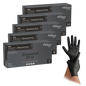 MaiMed-Diamond Grip svart, icke-steril, pf latexfri nitrilhandske