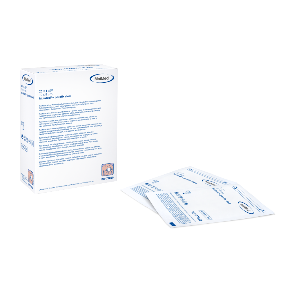 MaiMed-porefix sterilt snabbt sårförband