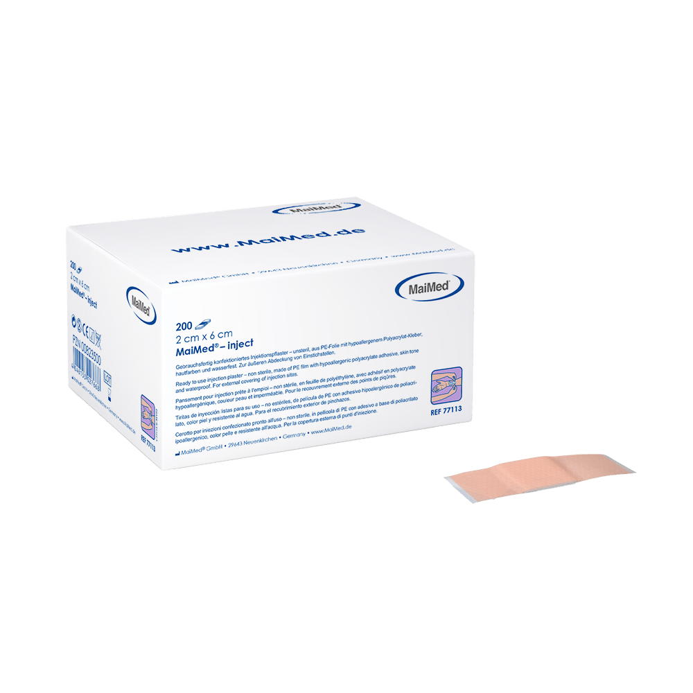 MaiMed-injicera, vattentät injektionsgips