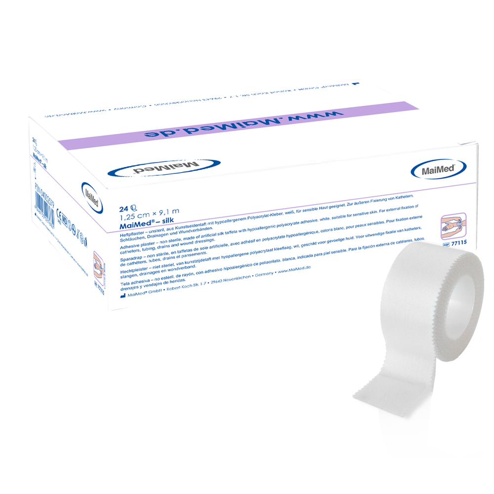 MaiMed-silke vidhäftande gips av konstgjord sidentaft