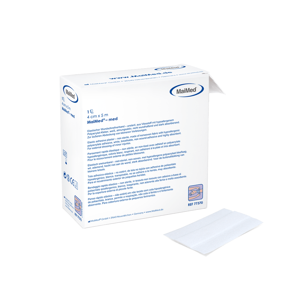 MaiMed-med, vit elastisk snabb sårförband